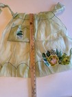 Vintage Apron Bundle Of 2 Half Aprons  Blue  Green  Floral