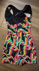 Snowflake Designs Gymnastics Leotards   Size Child Small   Black Rainbow
