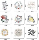 100 Pcs Inspirational Christian Stickers  Bible Journaling Supplies  Bible Verse
