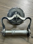 Vtg Amerock Carriage House Bathroom Toilet Paper Holder Silver Goth W  Screws