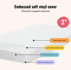 Dream On Me Sunset 3  Extra Firm Fiber Baby Portable mini Crib Mattress