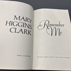 Mary Higgins Clark Signed By The Author Remember Me Hc Dj 1994 Autographed Book