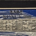 Vintage Konge Tinn Hardanger Sylvplett Norwegian Pewter Serving Spoon Viking