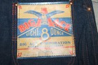 Vintage Nwt Big Ace Denim Blue Jeans Sanforized Athens Georgia Button Fly 1940s