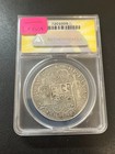 1817 Zs Ag 8 Reales Mexico Anacs F-12 - Countermark 8 Reales - Certified Slab 8r