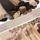7pcs 15  18  20  22  Clip In Remy Real 100  Human Hair Extensions Full Head N206
