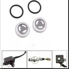 2x Sight Glass Brake Brake Pump Scooter Motorcycle Brake Fluid Reservoir
