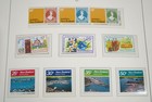 New Zealand 1980s Collection Of 225  Stamps Mint   Used In Lighthouse Album