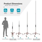 Neewer Heavy Duty Light Stand With Casters 10ft Height For Studio Softbox 