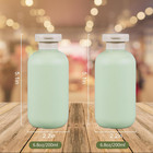 6 8 Oz Plastic Travel Shampoo Bottles Refillable Flip Cap 200ml 6 8oz Green