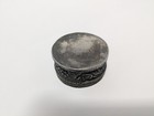 Silver-tone Vintage Flower Design Pill Snuff Box Possibly Victorian Era Antique