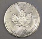  2020 Canada 5 Dollars 1 Oz  Silver Maple Leaf World Coin Silver  2