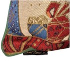 Laurel Burch Tapestry Kitty Cats Christmas Pillow Felt Backing  18 In X 18 In