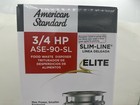 American Standard Elite 3 4 Hp Ase90sl Slim-line Garbage Disposal Food Waste New