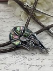 Abalone Shell Crayfish Crawdad Crawdaddy Bolo Tie Crawfish Boil Festival Zoology