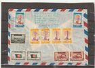 Afghanistan Registered Airmail Via Klm Cover To Czechoslovakia 1957