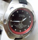   Lot Of 2  Fossil Watches Southwest Airlines  big Tic 100 Meters  plus Two Tins