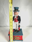 Vintage Uncle Sam Cast Iron Mechanical Coin Bank