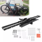 500 Lb Motorcycle Scooter Carrier Bike Hitch Mount Rack Ramp Steel Carrier