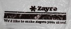 Vintage Zayre   Ames Department Store Plastic Shopping Bags 