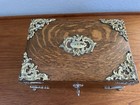 Antique C n  Swift Ornate Oak Humidor