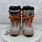 Vans Andreas Wiig Snowboard Boots Mens 9 Orange Gray Sample Laces
