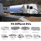 Vinyl Retractable Rv Awning Patio Canopy Awning