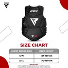 Rdx Chest Guard Boxing Mma Rib Shield Armor Taekwondo Body Or  Black  S m