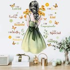 Butterfly Flower Wall Sticker Decal Girl Removable Vinyl Bedroom Art Home Decor