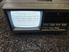 Vintage General Electric Ge Portable Tv Am fm Radio 7-7150b