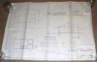 Original Blueprint Drawings For Great Northern Rwy  Helena Mt Depot - 5 Sheets