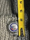 Vintage Premier Security Officer Metal Silver Tone Badge Pin 