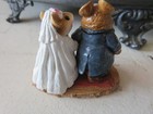 Vintage Wee Forest Folk The Wedding Bride Groom Ap Excellent 1980 s More Listed