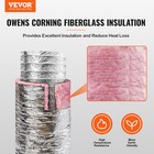 8in X 25ft Insulated Flexible Duct Dryer Vent Hose Hvac Ventilation R-6 0