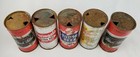 Vintage Flat Top Steel Beer Cans Tudor Rheingold Lager Black Label Can Lot Brew