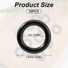 30pcs Propane O-rings For Soft Nose Pol Seal Fittings  Rubber Leak-proof Sealing