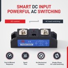200 Amp Da Industrial Solid State Relay-dc To Ac-3-32vdc Control-24-480vac Load