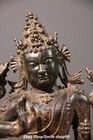 10 2  Tibet Buddhism Pure Bronze Fengshui Amitayus Auspicious Buddha Statue