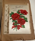 Vintage Scrapbook 1950s Greeting Cards Childs Valentine Get Well Birthday