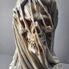 Veiled Skull Bust  Gothic Decor