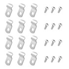 12pcs 1 4  Brake Line Clips Stainless Steel brake Line Clamps With 12pcs