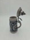 Genuine Old German Beerstein Stein Mug Vintage Stoneware
