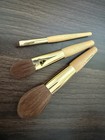 Clarins Foundation Powder Blush Angled Brow Lip Conceal Travel Makeup Brush Set5