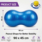 Peanut Ball For Kids Therapy anti-burst Exercise Ball With Pump 90x45cm Yoga    