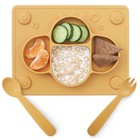 Suction Plates For Baby Placemat Spoon Fork Set For Toddlers  Silicone Baby P   
