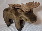 Moose Plush 12  Stuffed Animal Wildlife Brown Webkins Signature By Ganz