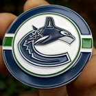 Premium Nhl Vancouver Canucks Poker Card Guard Chip Protector Golf Marker Coin