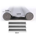 Under Door Bottom Seal Strip Stopper Adjustable Twin Door Draft Guard Soundproof