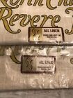 Rare  Vintage Lot Of 2 Stevens All Linen Americana Kitchen Towels Made In Usa 