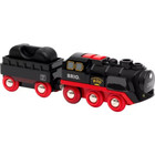 Nib Brio World Battery Operated Steaming Train  33884  real Cool Steam 
